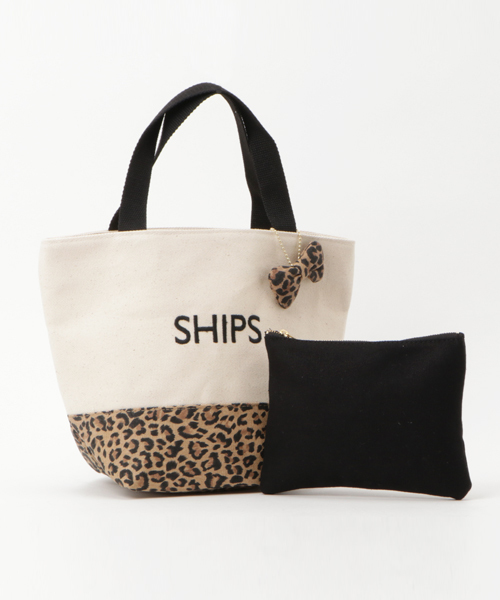 SHIPS（シップス）の「バイカラーエコバッグS（エコバッグ/サブバッグ・レディース・ダークグレー/ライトオリーブ/コバルトブルー/ベージュ系その他/キャメル・ONE SIZE）」の5枚目の写真