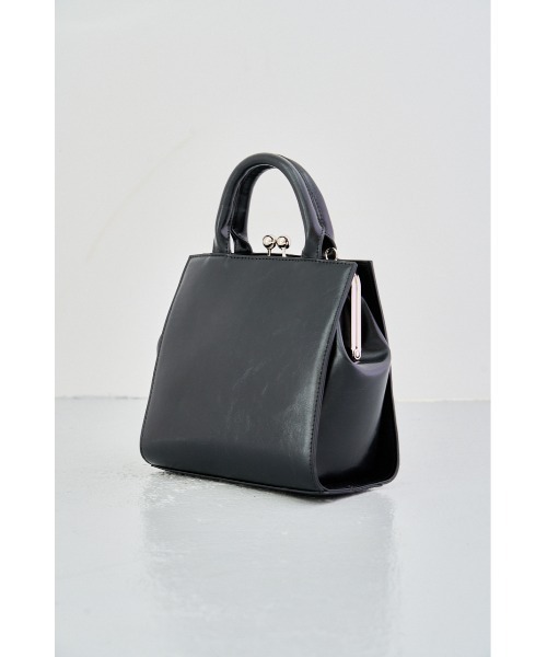 AZUL by moussy（アズールバイマウジー）の「METAL FRAME BAG Ⅱ/メタルフレームバッグⅡ（ハンドバッグ・レディース・ブラック/グリーン系その他/アイボリー/ライトグリーン・FREE）」の16枚目の写真