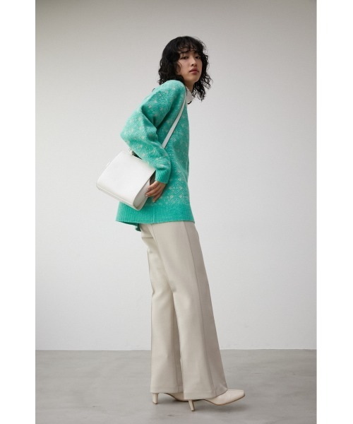 AZUL by moussy（アズールバイマウジー）の「METAL FRAME BAG Ⅱ/メタルフレームバッグⅡ（ハンドバッグ・レディース・ブラック/グリーン系その他/アイボリー/ライトグリーン・FREE）」の11枚目の写真