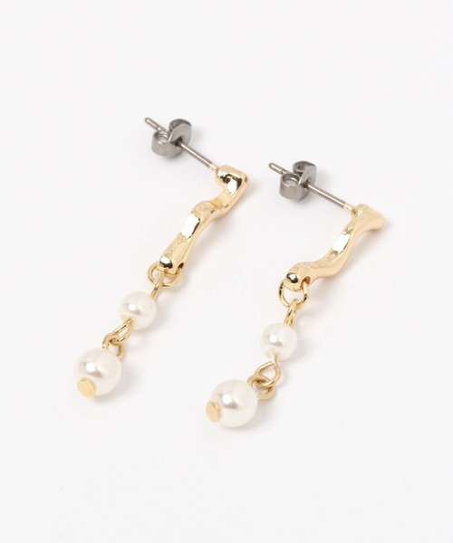 LEPSIM(レプシィム)の「パールピアス 176576(ピアス(両耳用)・レディース・ホワイト系その他3/ホワイト系その他/ホワイト系その他2・ONE SIZE)」の1枚目の写真