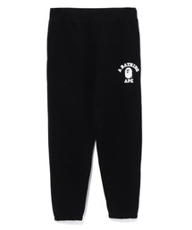 A BATHING APE | COLLEGE WIDE FIT SWEAT PANTS M(スウェットパンツ)