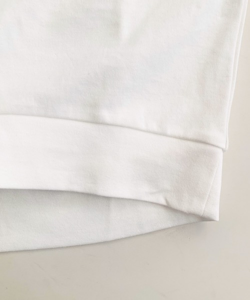 Q(キュー)の「フラワースリーブトップス(Tシャツ/カットソー・レディース・アイボリー/チャコールグレー・MEDIUM)」の15枚目の写真