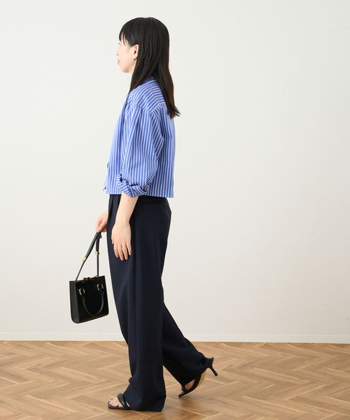 THOMAS MASON（トーマス メイソン）の「■THOMAS MASONショートシャツ（シャツ/ブラウス・レディース・ブルー/ブラック/ライトブルー/ホワイト・FREE）」の21枚目の写真