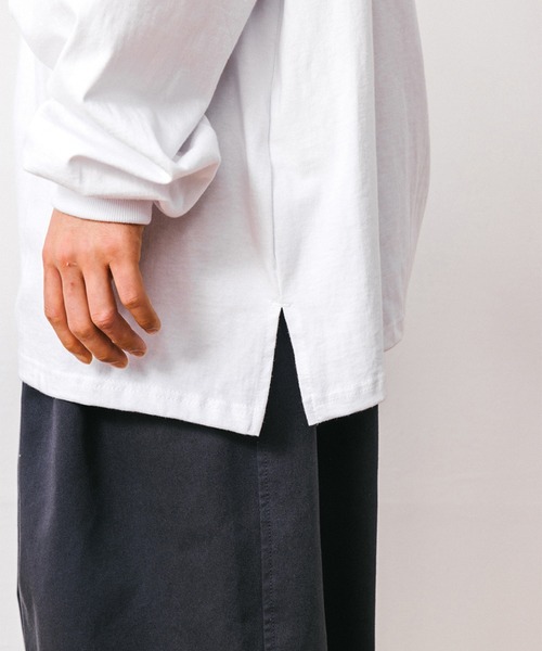 ANGLAN（アングラン）の「ANG-024-LSTEE（Tシャツ/カットソー・メンズ・ブラック/ホワイト・FREE）」の15枚目の写真