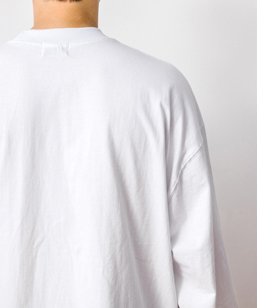 ANGLAN（アングラン）の「ANG-024-LSTEE（Tシャツ/カットソー・メンズ・ブラック/ホワイト・FREE）」の17枚目の写真