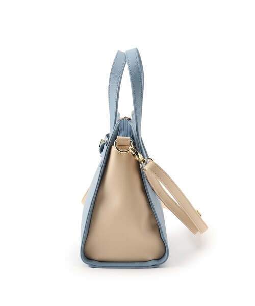 SHOO・LA・RUE（シューラルー）の「◆金具ベルトトート（トートバッグ・レディース・グレー/ブルー/ブラック・00）」の6枚目の写真