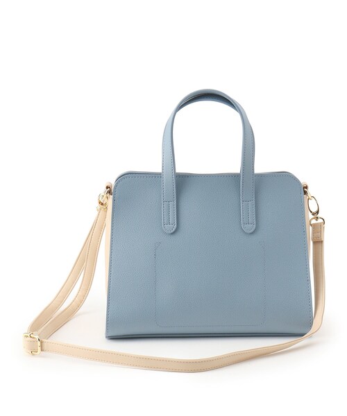 SHOO・LA・RUE（シューラルー）の「◆金具ベルトトート（トートバッグ・レディース・グレー/ブルー/ブラック・00）」の7枚目の写真