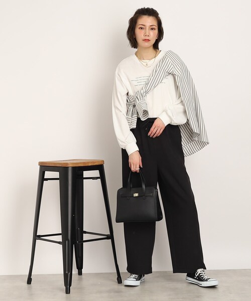 SHOO・LA・RUE（シューラルー）の「◆金具ベルトトート（トートバッグ・レディース・グレー/ブルー/ブラック・00）」の18枚目の写真