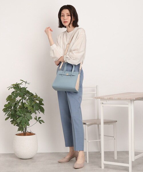 SHOO・LA・RUE（シューラルー）の「◆金具ベルトトート（トートバッグ・レディース・グレー/ブルー/ブラック・00）」の20枚目の写真