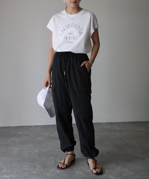 Riberry(リベリー)の「カーゴジョガーパンツ(カーゴパンツ・レディース・ブラック/オフホワイト/カーキ・MEDIUM)」の16枚目の写真