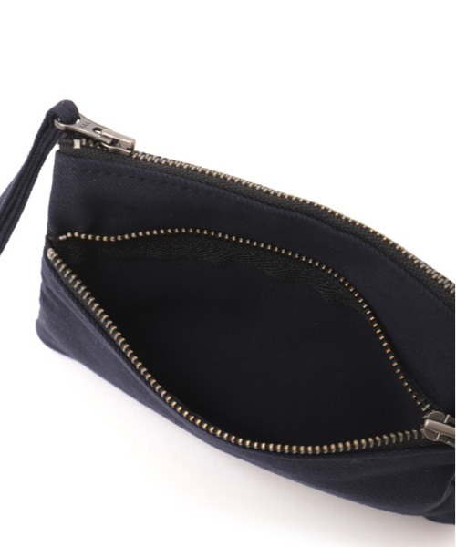 MHL.（エムエイチエル）の「YARN DYE COTTON TWILL（ポーチ・レディース・ブルー系その他6・FREE）」の2枚目の写真