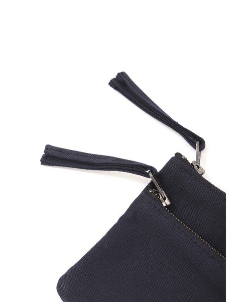 MHL.（エムエイチエル）の「YARN DYE COTTON TWILL（ポーチ・レディース・ブルー系その他6・FREE）」の8枚目の写真