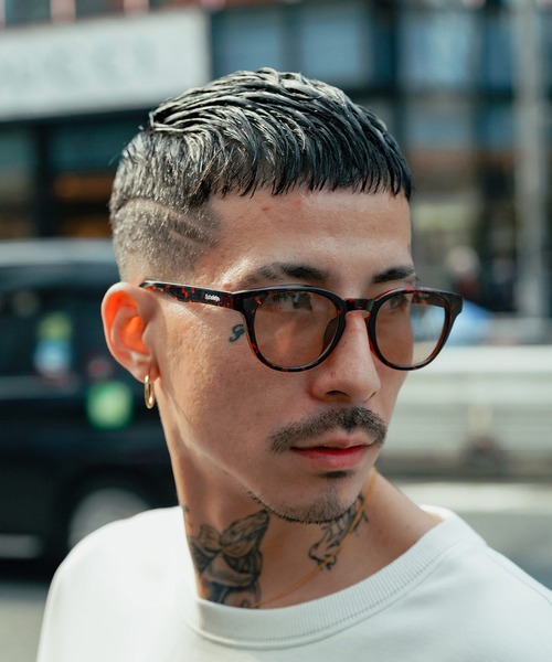 Subciety(サブサエティ)の「SUNGLASS-NEEL-(サングラス・メンズ・ブラック×ブルー/ブラウン/ブラック・FREE)」の3枚目の写真