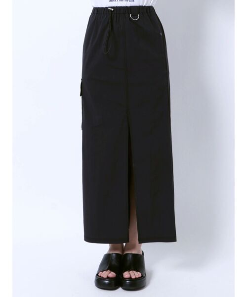 EMODA(エモダ)の「カーゴマキシスカート(スカート・レディース・ブラック/ブルー/アイボリー・FREE)」の22枚目の写真