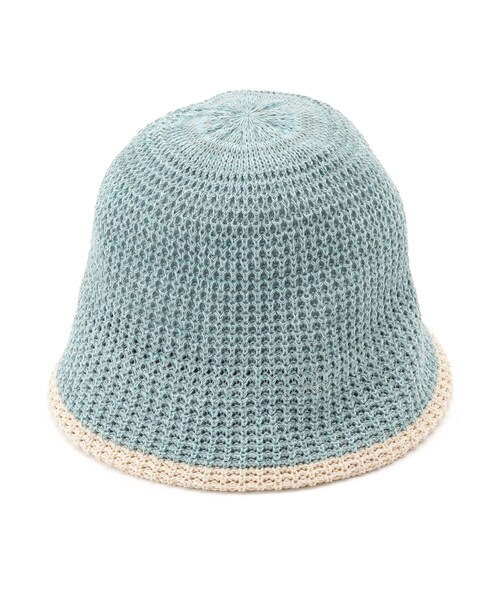 GRANDEDGE（グランドエッジ）の「トリミングニットサーモハット（ハット・レディース・ブラック/グレー/ブルー/キャメル/ピンク系/ベージュ・99）」の7枚目の写真