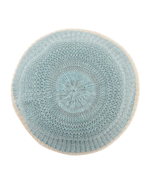 GRANDEDGE（グランドエッジ）の「トリミングニットサーモハット（ハット・レディース・ブラック/グレー/ブルー/キャメル/ピンク系/ベージュ・99）」の9枚目の写真