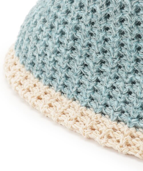 GRANDEDGE（グランドエッジ）の「トリミングニットサーモハット（ハット・レディース・ブラック/グレー/ブルー/キャメル/ピンク系/ベージュ・99）」の12枚目の写真