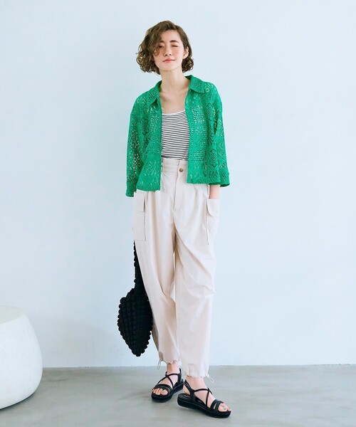 grove（グローブ）の「◆【クッション性◎！】人間工学ふわフィットサンダル（サンダル・レディース・シルバー/アイボリー/ブラック/ダークブラウン/ベージュ系8/ライトグリーン系・35/25/45）」の20枚目の写真