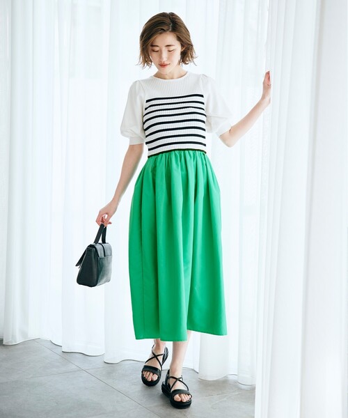 grove（グローブ）の「◆【クッション性◎！】人間工学ふわフィットサンダル（サンダル・レディース・シルバー/アイボリー/ブラック/ダークブラウン/ベージュ系8/ライトグリーン系・35/25/45）」の22枚目の写真