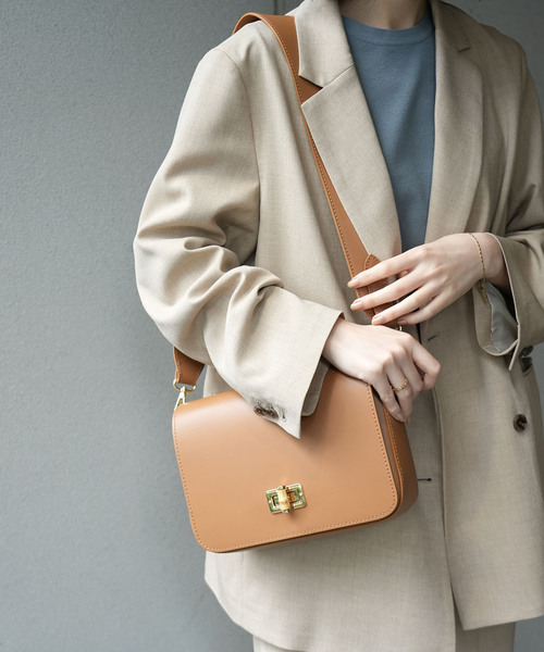 SLOBE IENA(スローブイエナ)の「【MARCO BIANCHINI 】バンブーモチーフショルダーバッグ(ショルダーバッグ・レディース・ブラック/キャメル・FREE)」の15枚目の写真