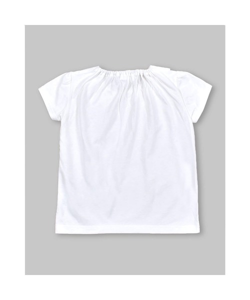 SLAP SLIP(スラップスリップ)の「SLAPSLIP/スカラップ襟チェリー刺繍半袖Tシャツ(80~130cm)(Tシャツ/カットソー・キッズ・ブラック系その他/レッド/ホワイト・130/120/80/110/100/90)」の8枚目の写真