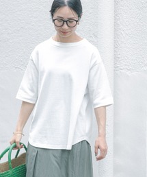 FORK&SPOON | FORK&SPOON　ボトルネック5分袖Tシャツ(Tシャツ/カットソー)
