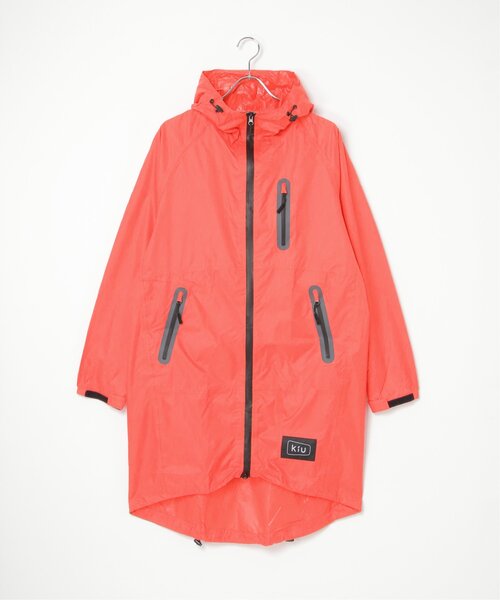LBC（エルビーシー）の「【撥水】KiU RAIN ZIP UP レインジップアップ（レインコート/ポンチョ・レディース・ダークグリーン/ブラック/ホワイト/ベージュ/ピンク・FREE）」の20枚目の写真