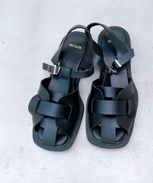 y/m by misato（イムバイミサト）の「グルカサンダル（サンダル・レディース・ブラック/ホワイト・MEDIUM/SMALL/LARGE）」の6枚目の写真