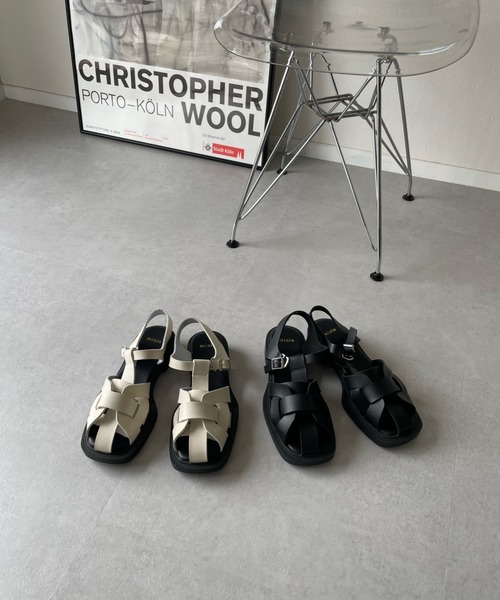 y/m by misato（イムバイミサト）の「グルカサンダル（サンダル・レディース・ブラック/ホワイト・MEDIUM/SMALL/LARGE）」の18枚目の写真