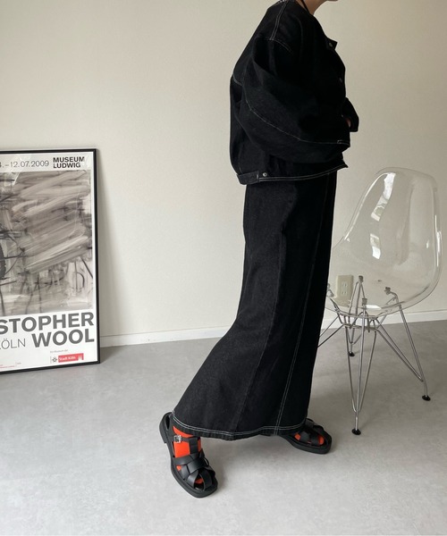 y/m by misato（イムバイミサト）の「グルカサンダル（サンダル・レディース・ブラック/ホワイト・MEDIUM/SMALL/LARGE）」の13枚目の写真