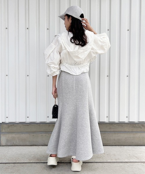 one after another NICE CLAUP（ワンアフターアナザーナイスクラップ）の「エンブレム付きツイードキャップ（キャップ・レディース・グレー/ブラック/アイボリー・FREE）」の14枚目の写真