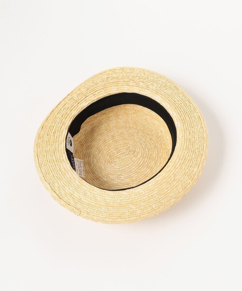 BEAMS JAPAN（ビームス　ジャパン）の「〈UNISEX〉 丸高製帽所 × BEAMS JAPAN / 別注 カンカン帽（ハット・メンズ・ブラック/ブラウン・ONE SIZE）」の7枚目の写真