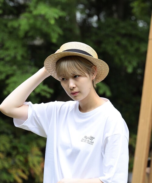 BEAMS JAPAN（ビームス　ジャパン）の「〈UNISEX〉 丸高製帽所 × BEAMS JAPAN / 別注 カンカン帽（ハット・メンズ・ブラック/ブラウン・ONE SIZE）」の15枚目の写真