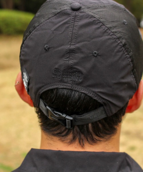grn(ジーアールエヌ)の「grn outdoor ジーアールエヌ アウトドア MUSHI MUSHI CAP メッシュキャップ(キャップ・メンズ・ブラック/ブラウン・FREE)」の5枚目の写真
