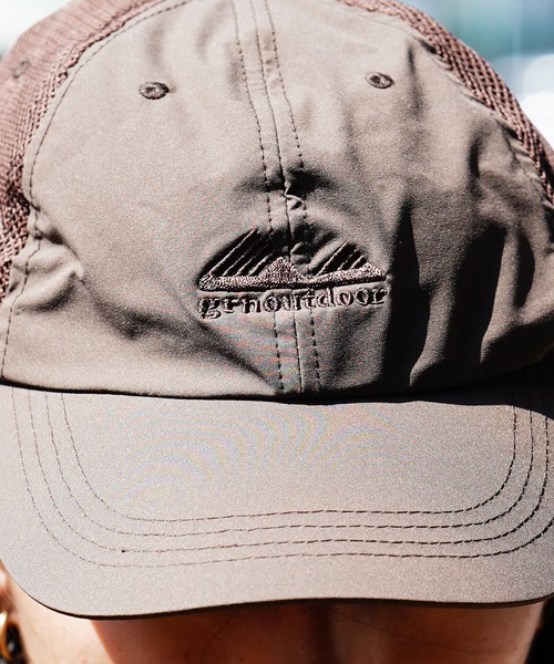 grn(ジーアールエヌ)の「grn outdoor ジーアールエヌ アウトドア MUSHI MUSHI CAP メッシュキャップ(キャップ・メンズ・ブラック/ブラウン・FREE)」の10枚目の写真