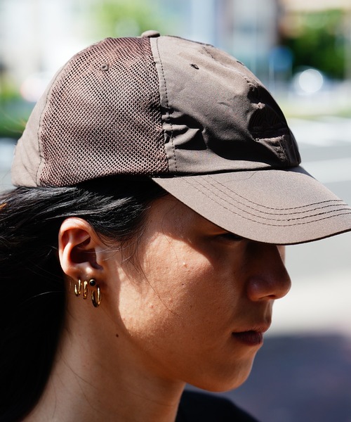 grn(ジーアールエヌ)の「grn outdoor ジーアールエヌ アウトドア MUSHI MUSHI CAP メッシュキャップ(キャップ・メンズ・ブラック/ブラウン・FREE)」の8枚目の写真