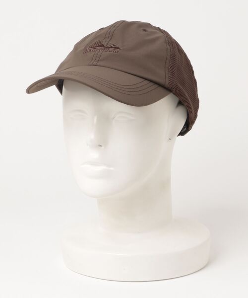 grn(ジーアールエヌ)の「grn outdoor ジーアールエヌ アウトドア MUSHI MUSHI CAP メッシュキャップ(キャップ・メンズ・ブラック/ブラウン・FREE)」の12枚目の写真