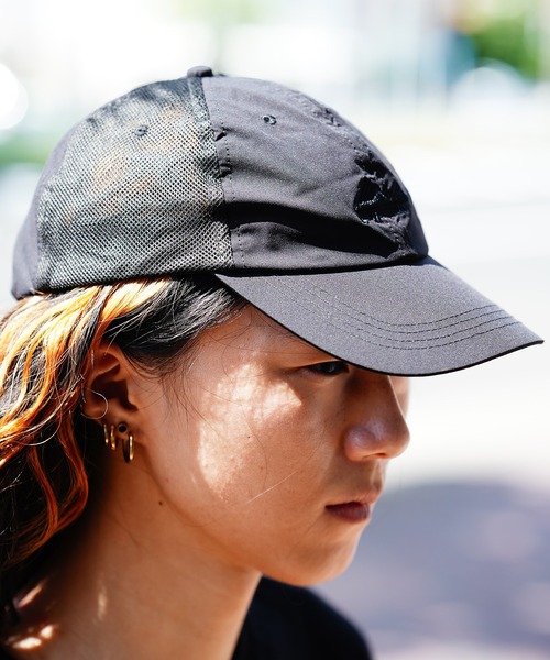 grn(ジーアールエヌ)の「grn outdoor ジーアールエヌ アウトドア MUSHI MUSHI CAP メッシュキャップ(キャップ・メンズ・ブラック/ブラウン・FREE)」の13枚目の写真