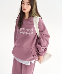 TGNS（ツーガンズ）の「【TGNS】TGNS High Necked Hoodi / 【ツーガンズ】ハイネックロゴプリント長袖パーカー（パーカー）」