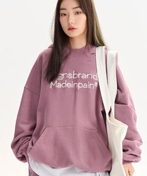 TGNS（ツーガンズ）の「【TGNS】TGNS High Necked Hoodi / 【ツーガンズ】ハイネックロゴプリント長袖パーカー（パーカー）」