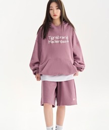 TGNS（ツーガンズ）の「【TGNS】TGNS High Necked Hoodi / 【ツーガンズ】ハイネックロゴプリント長袖パーカー（パーカー）」