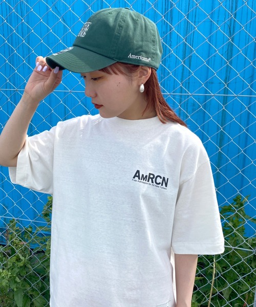 AMERICANA（アメリカーナ）の「[Americana×JEANS FACTORY/アメリカーナ×ジーンズファクトリー] 別注 47 THE AME ロゴ刺繍キャップ（キャップ・レディース・ダークグリーン/ブラック/チャコール・ONE SIZE）」の19枚目の写真