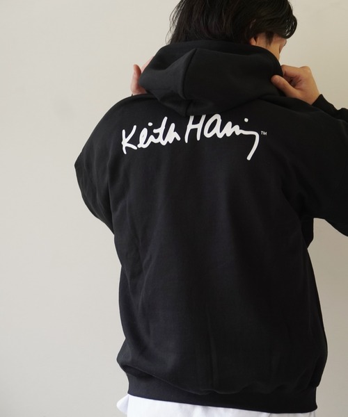 未使用 BIGBANG キースへリングパーカー Mサイズ Keith Haring（キース・ヘリング）の「【 Keith Haring / キース