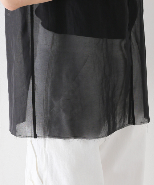 plage（プラージュ）の「【R’IAM】ノースリーブ ブラウス（シャツ/ブラウス・レディース・アイボリー/ブラック・FREE）」の9枚目の写真