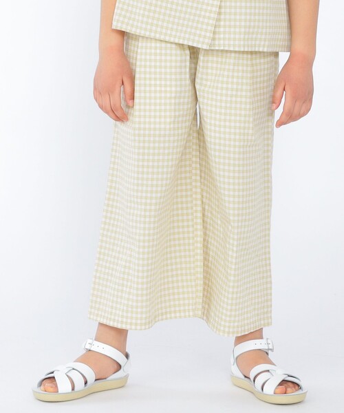 SHIPS(シップス)の「SHIPS KIDS:100~130cm / ワイド ロング パンツ(その他パンツ・キッズ・イエロー系その他2・100/110/120/130)」の1枚目の写真