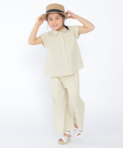 SHIPS(シップス)の「SHIPS KIDS:100~130cm / ワイド ロング パンツ(その他パンツ・キッズ・イエロー系その他2・100/110/120/130)」の16枚目の写真