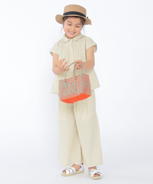 SHIPS(シップス)の「SHIPS KIDS:100~130cm / ワイド ロング パンツ(その他パンツ・キッズ・イエロー系その他2・100/110/120/130)」の14枚目の写真