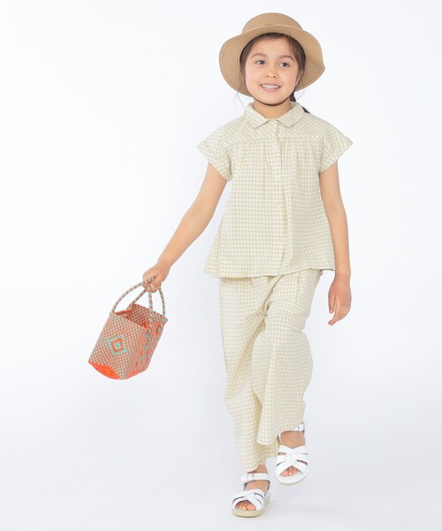 SHIPS(シップス)の「SHIPS KIDS:100~130cm / ワイド ロング パンツ(その他パンツ・キッズ・イエロー系その他2・100/110/120/130)」の13枚目の写真