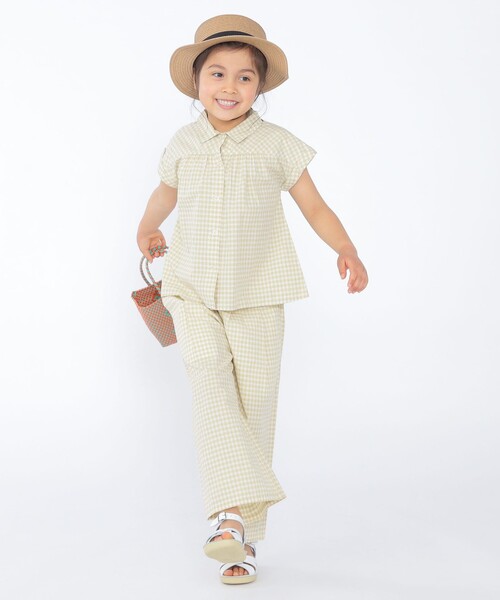SHIPS(シップス)の「SHIPS KIDS:100~130cm / ワイド ロング パンツ(その他パンツ・キッズ・イエロー系その他2・100/110/120/130)」の12枚目の写真