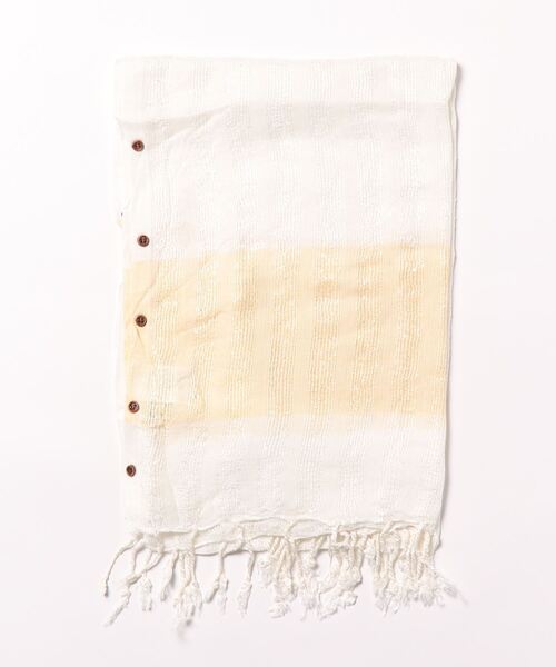 チャイハネ(チャイハネ)の「【チャイハネ】スールWAYストール(ストール/ショール・レディース・マスタード/ネイビー/グリーン/ブラック/グレー/ホワイト・FREE)」の7枚目の写真